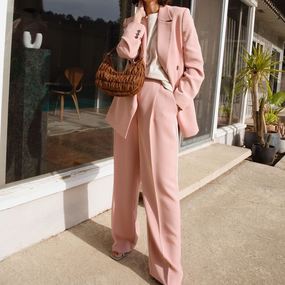 Pink Suit from Mango
